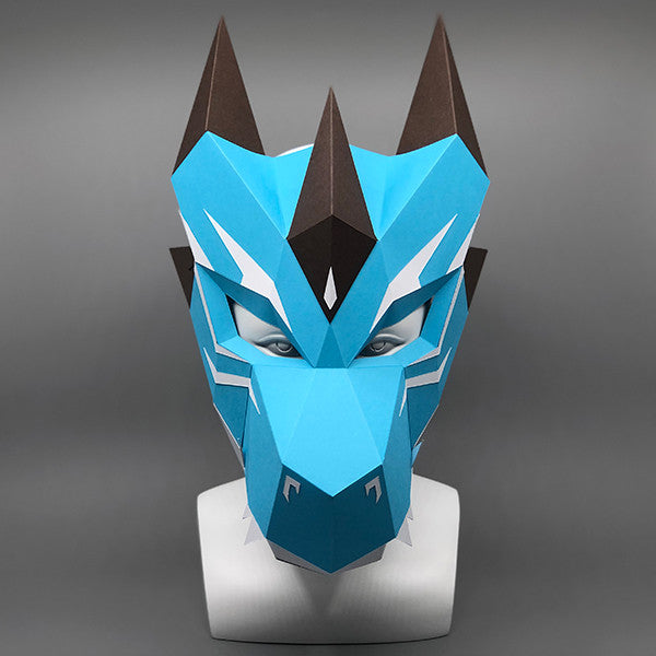 Azure Dragon - Moving Jaw Mask