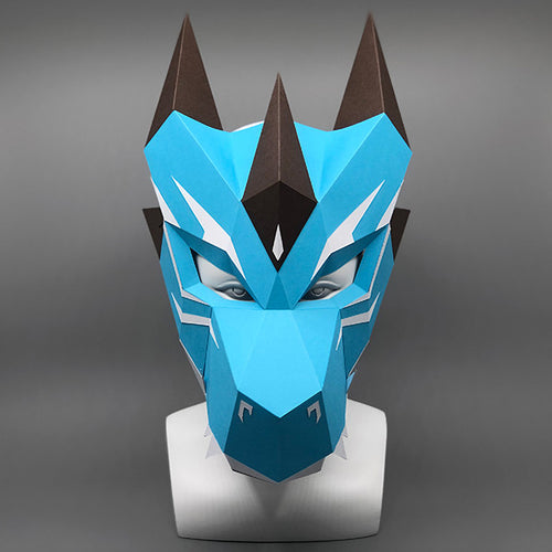 Azure Dragon - Moving Jaw Mask