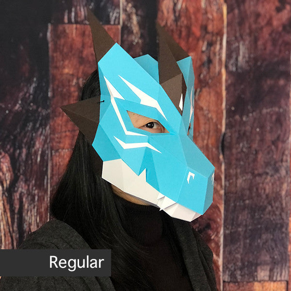 Azure Dragon - Moving Jaw Mask