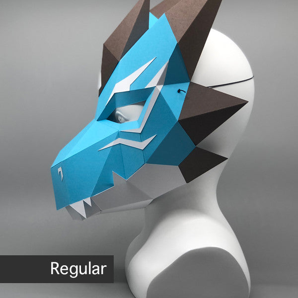 Azure Dragon - Moving Jaw Mask